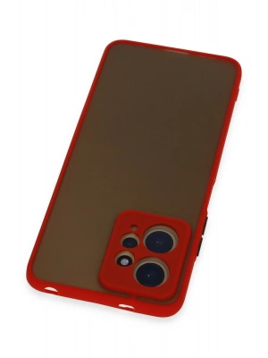 Newface Xiaomi Redmi Note 12 4G Kılıf Montreal Silikon Kapak - Kırmızı