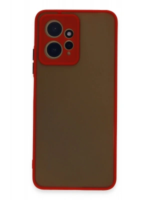 Newface Xiaomi Redmi Note 12 4G Kılıf Montreal Silikon Kapak - Kırmızı