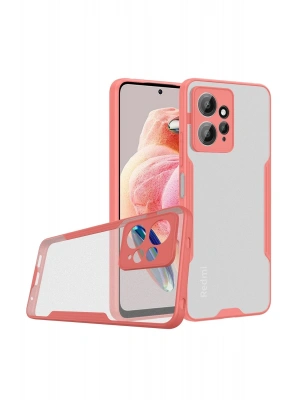 Newface Xiaomi Redmi Note 12 4G Kılıf Platin Silikon - Pembe