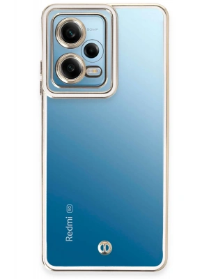 Newface Xiaomi Redmi Note 12 5G Kılıf Liva Lens Silikon - Beyaz