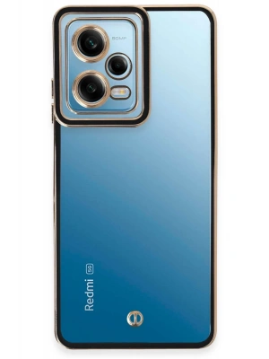 Newface Xiaomi Redmi Note 12 5G Kılıf Liva Lens Silikon - Siyah