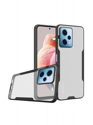 Newface Xiaomi Redmi Note 12 5G Kılıf Platin Silikon - Siyah