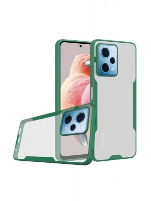 Newface Xiaomi Redmi Note 12 5G Kılıf Platin Silikon - Yeşil