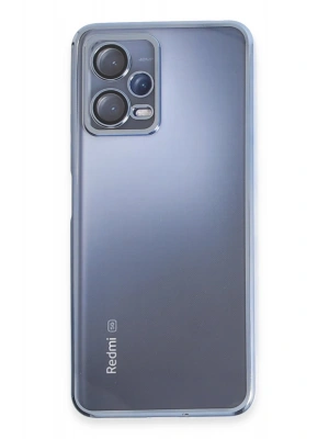 Newface Xiaomi Redmi Note 12 5G Kılıf Razer Lensli Silikon - Açık Mavi