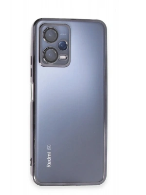 Newface Xiaomi Redmi Note 12 5G Kılıf Razer Lensli Silikon - Siyah