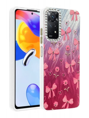 Newface Xiaomi Redmi Note 12 Pro 4G Kılıf Blade Aynalı Desenli Kapak - Desen 3