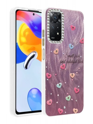 Newface Xiaomi Redmi Note 12 Pro 4G Kılıf Blade Aynalı Desenli Kapak - Desen 8