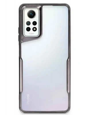 Newface Xiaomi Redmi Note 12 Pro 4G Kılıf Boyi Silikon Kapak - Siyah