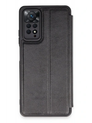Newface Xiaomi Redmi Note 12 Pro 4G Kılıf Flip Cover - Siyah