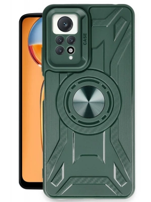 Newface Xiaomi Redmi Note 12 Pro 4G Kılıf Lincoln Silikon - Koyu Yeşil