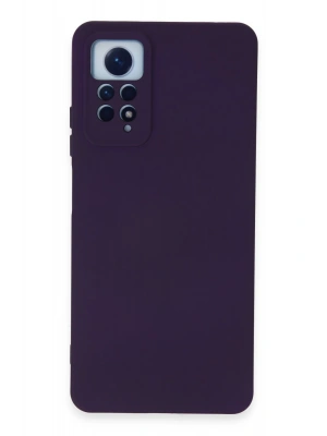 Newface Xiaomi Redmi Note 12 Pro 4G Kılıf Nano içi Kadife Silikon - Mor