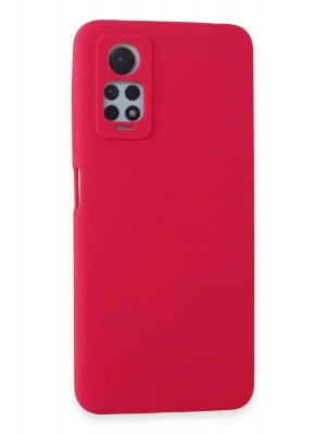 Newface Xiaomi Redmi Note 12 Pro 4G Kılıf Nano içi Kadife Silikon - Pembe