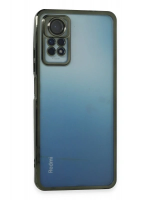 Newface Xiaomi Redmi Note 12 Pro 4G Kılıf Razer Lensli Silikon - Yeşil