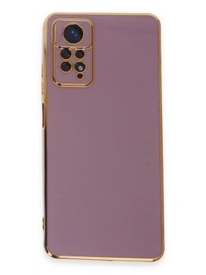 Newface Xiaomi Redmi Note 12 Pro 4G Kılıf Volet Silikon - Mor