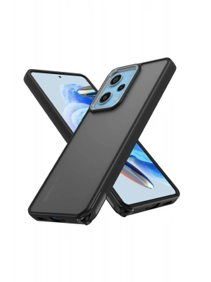 Newface Xiaomi Redmi Note 12 Pro 5G Kılıf Elegant Kapak - Siyah