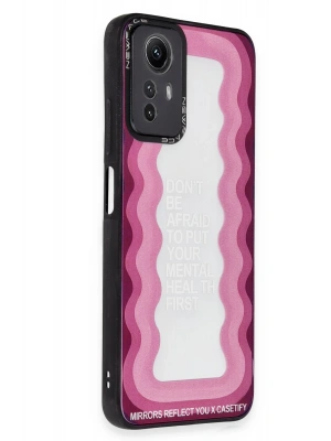 Newface Xiaomi Redmi Note 12 Pro 5G Kılıf Mirror Desenli Kapak - Mirror - 11