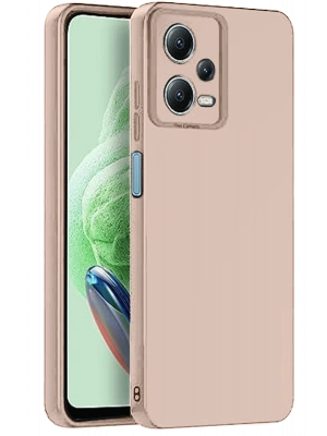 Newface Xiaomi Redmi Note 12 Pro 5G Kılıf Nano içi Kadife Silikon - Pudra