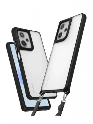 Newface Xiaomi Redmi Note 12 Pro 5G Kılıf Penta Silikon Kılıf - Siyah