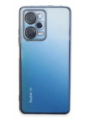Newface Xiaomi Redmi Note 12 Pro 5G Kılıf Razer Lensli Silikon - Açık Mavi
