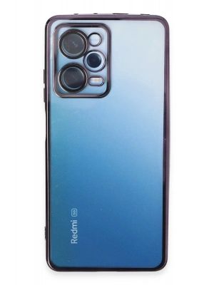 Newface Xiaomi Redmi Note 12 Pro 5G Kılıf Razer Lensli Silikon - Mor