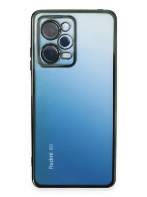 Newface Xiaomi Redmi Note 12 Pro 5G Kılıf Razer Lensli Silikon - Yeşil