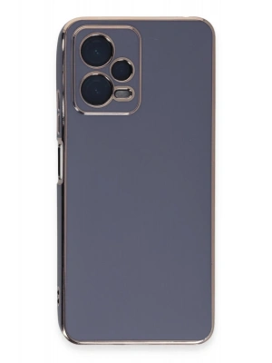 Newface Xiaomi Redmi Note 12 Pro 5G Kılıf Volet Silikon - Mavi