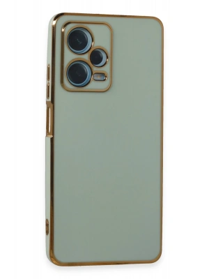 Newface Xiaomi Redmi Note 12 Pro Plus Kılıf Volet Silikon - Açık Yeşil