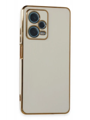 Newface Xiaomi Redmi Note 12 Pro Plus Kılıf Volet Silikon - Beyaz