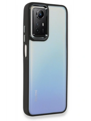 Newface Xiaomi Redmi Note 12S Kılıf Dora Kapak - Siyah