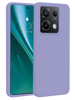 Newface Xiaomi Redmi Note 13 4G Kılıf First Silikon - Lila