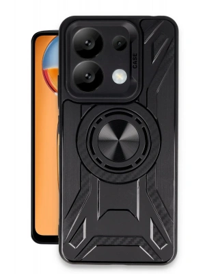 Newface Xiaomi Redmi Note 13 4G Kılıf Lincoln Silikon - Siyah