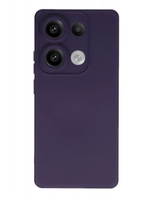 Newface Xiaomi Redmi Note 13 4G Kılıf Nano içi Kadife Silikon - Mor