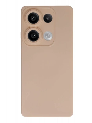 Newface Xiaomi Redmi Note 13 4G Kılıf Nano içi Kadife Silikon - Pudra