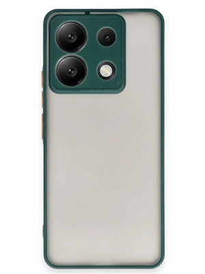 Newface Xiaomi Redmi Note 13 5G Kılıf Montreal Silikon Kapak - Yeşil