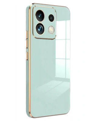 Newface Xiaomi Redmi Note 13 5G Kılıf Volet Silikon - Açık Yeşil