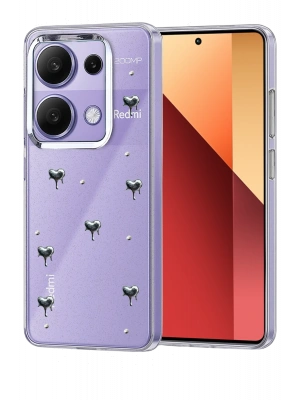 Newface Xiaomi Redmi Note 13 Pro 4G Fiyonk Desenli Kapak - Desen 3