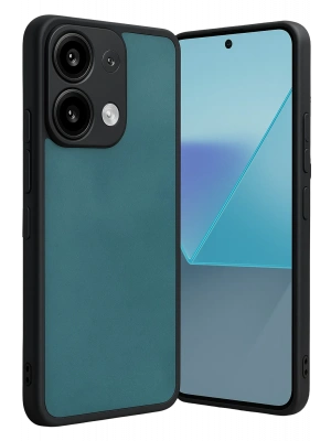 Newface Xiaomi Redmi Note 13 Pro 4G Kılıf Aras Deri Kapak - Açık Yeşil