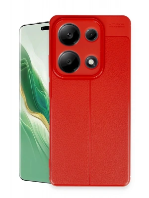 Newface Xiaomi Redmi Note 13 Pro 4G Kılıf Auto Focus Kapak - Kırmızı