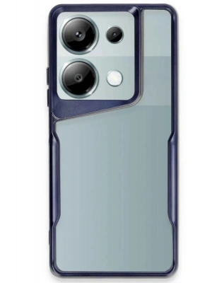 Newface Xiaomi Redmi Note 13 Pro 4G Kılıf Boyi Silikon Kapak - Lacivert