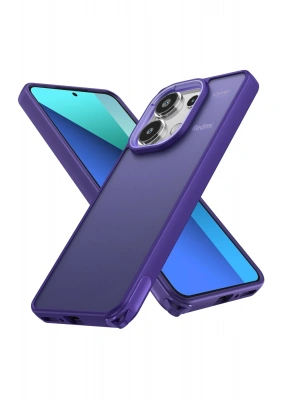 Newface Xiaomi Redmi Note 13 Pro 4G Kılıf Elegant Kapak - Derin Mor