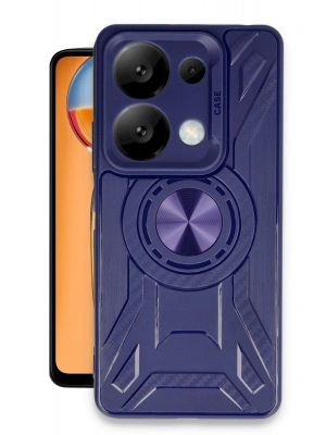 Newface Xiaomi Redmi Note 13 Pro 4G Kılıf Lincoln Silikon - Lacivert