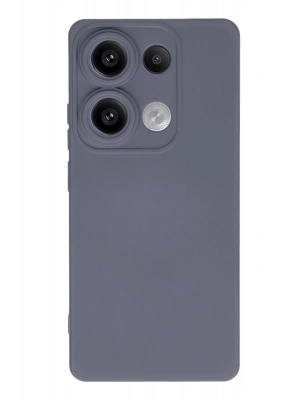 Newface Xiaomi Redmi Note 13 Pro 4G Kılıf Nano içi Kadife Silikon - Gri
