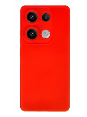 Newface Xiaomi Redmi Note 13 Pro 4G Kılıf Nano içi Kadife Silikon - Kırmızı