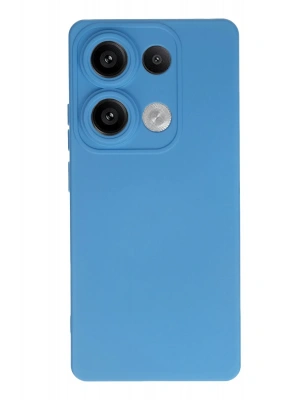 Newface Xiaomi Redmi Note 13 Pro 4G Kılıf Nano içi Kadife Silikon - Mavi
