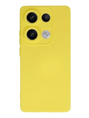 Newface Xiaomi Redmi Note 13 Pro 4G Kılıf Nano içi Kadife Silikon - Sarı