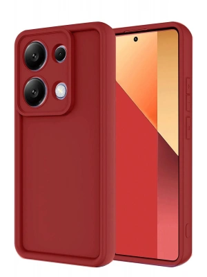 Newface Xiaomi Redmi Note 13 Pro 4G Kılıf Viera Silikon - Kırmızı