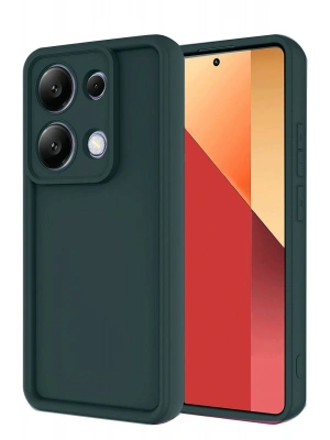 Newface Xiaomi Redmi Note 13 Pro 4G Kılıf Viera Silikon - Koyu Yeşil