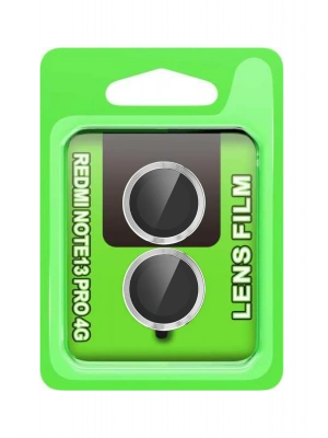 Newface Xiaomi Redmi Note 13 Pro 4G Raze Metal Kamera Lens - Gümüş