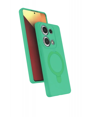 Newface Xiaomi Redmi Note 13 Pro 4G Regal Magsafe Standlı Kapak - Yeşil