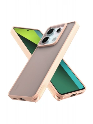 Newface Xiaomi Redmi Note 13 Pro 5G Kılıf Elegant Kapak - Pudra